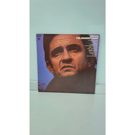 Vintage 1970 Johnny Cash Hello I'm Johnny Cash LP Vinyl Columbia KCS 9943