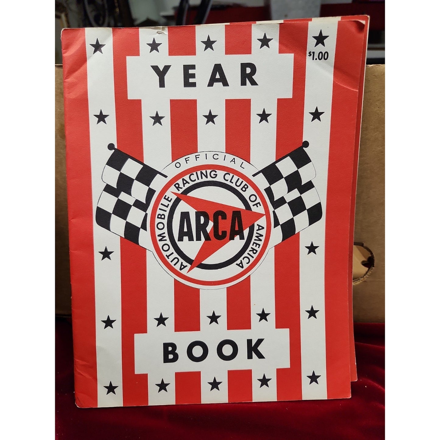 1965 ARCA Stock Car Racing Club Yearbook Hans Abbott PB Daytona