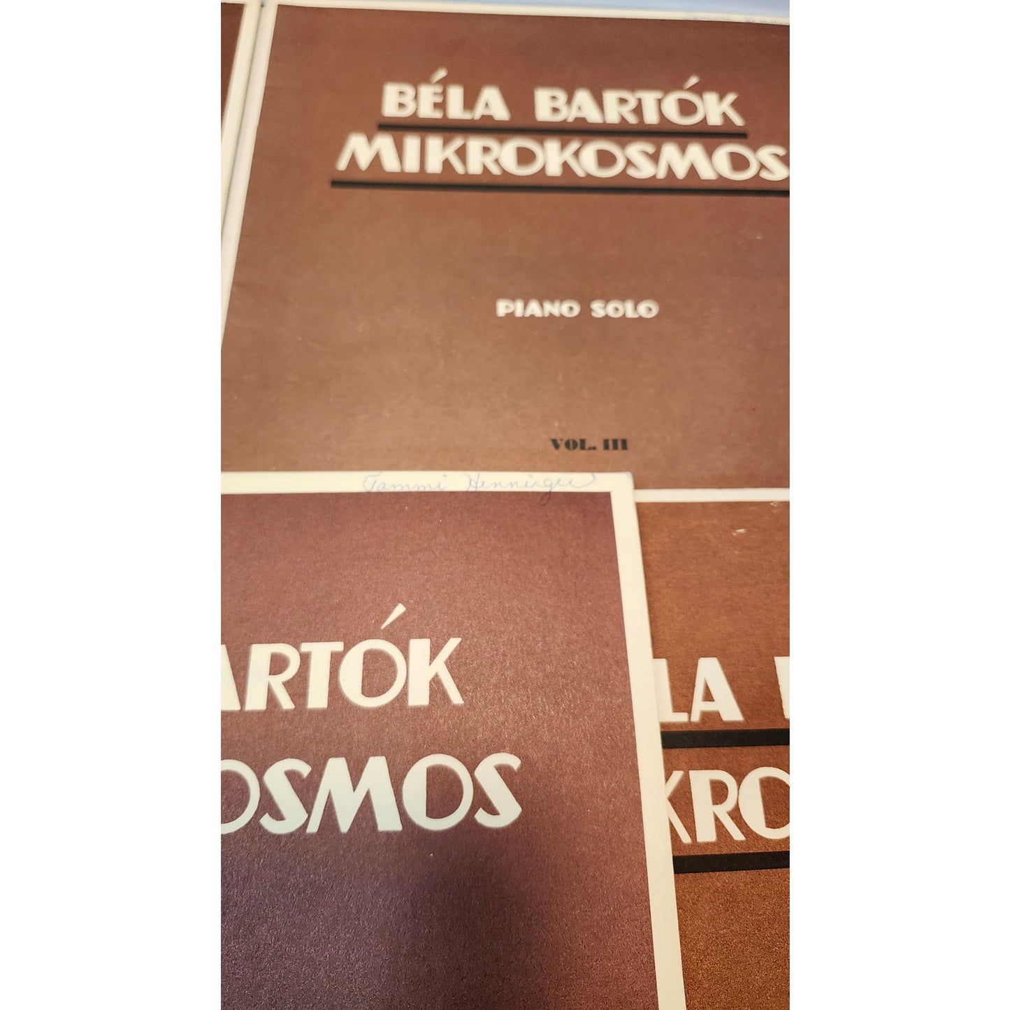 Bela Bartok Mikrokosmos Piano Solo Sheet Music Boosey Hawkes Vol II III IV V VI