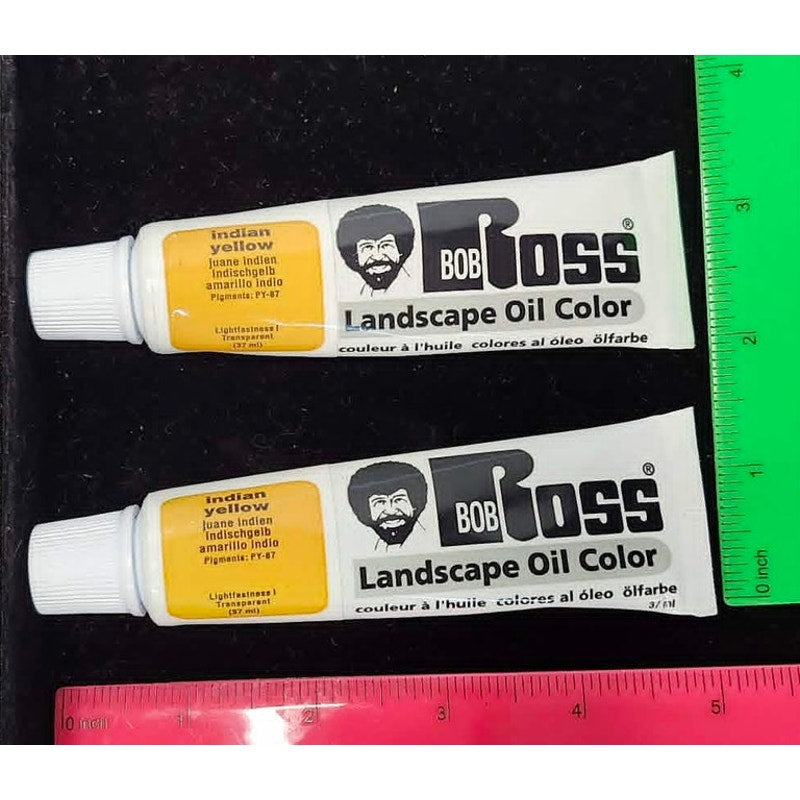 Bob Ross Landscape Oil Color Paint Indian Yellow 37ml Lot of 2 Made in USA
