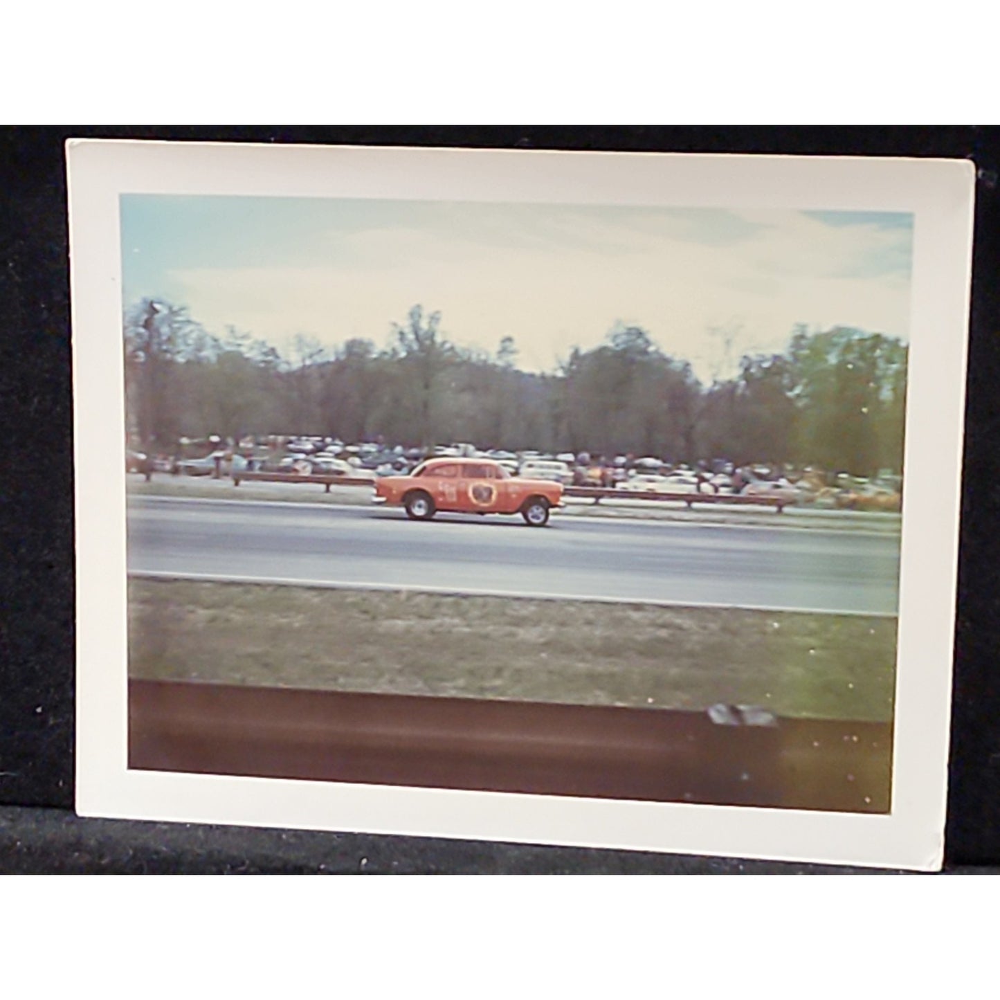 Vintage Red Baron D/Gas 1955 Chevy Drag Racing Photo 04-23-1967
