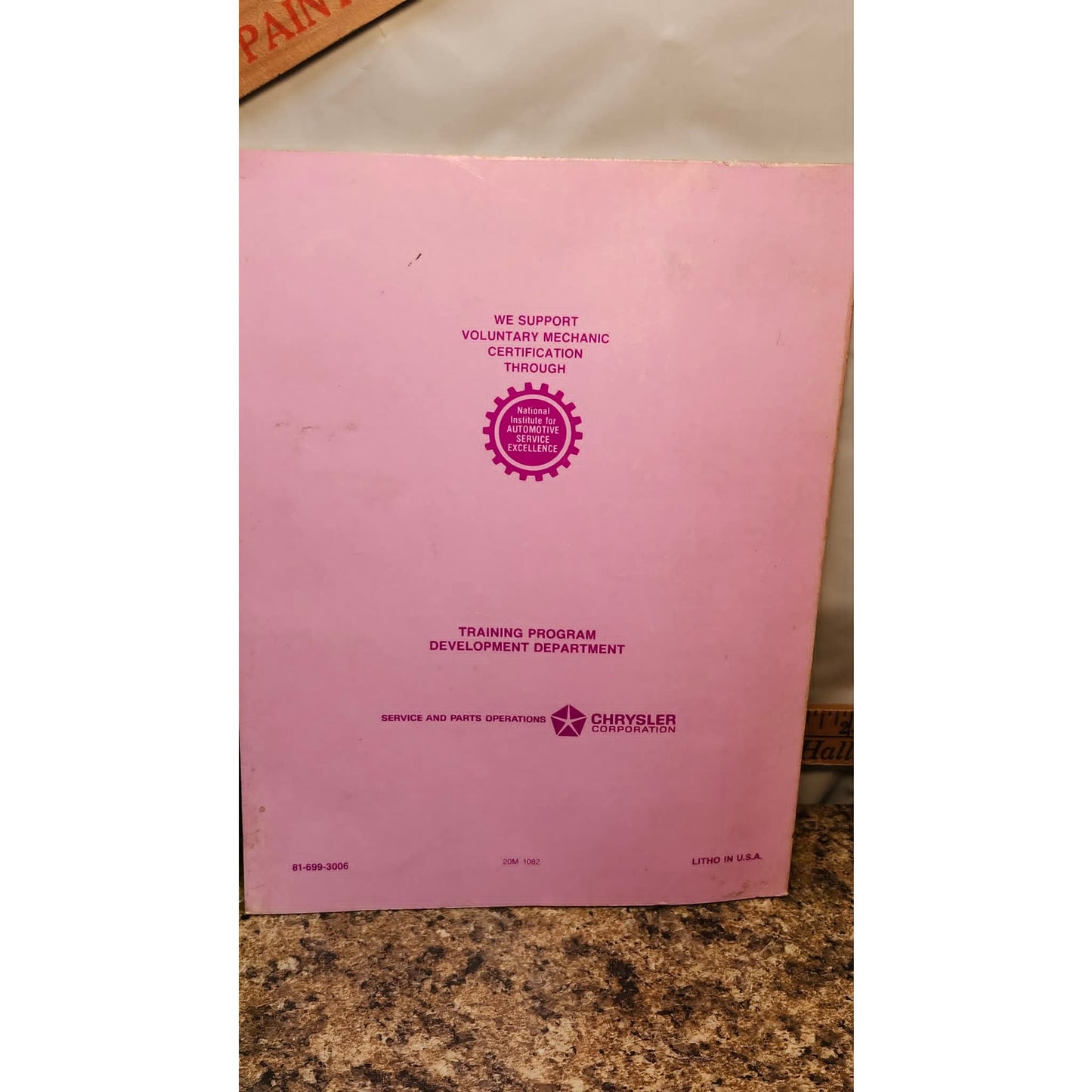 1983 Chrysler Corporation Driveability Test Procedure Manual Lot of 2 Service Book