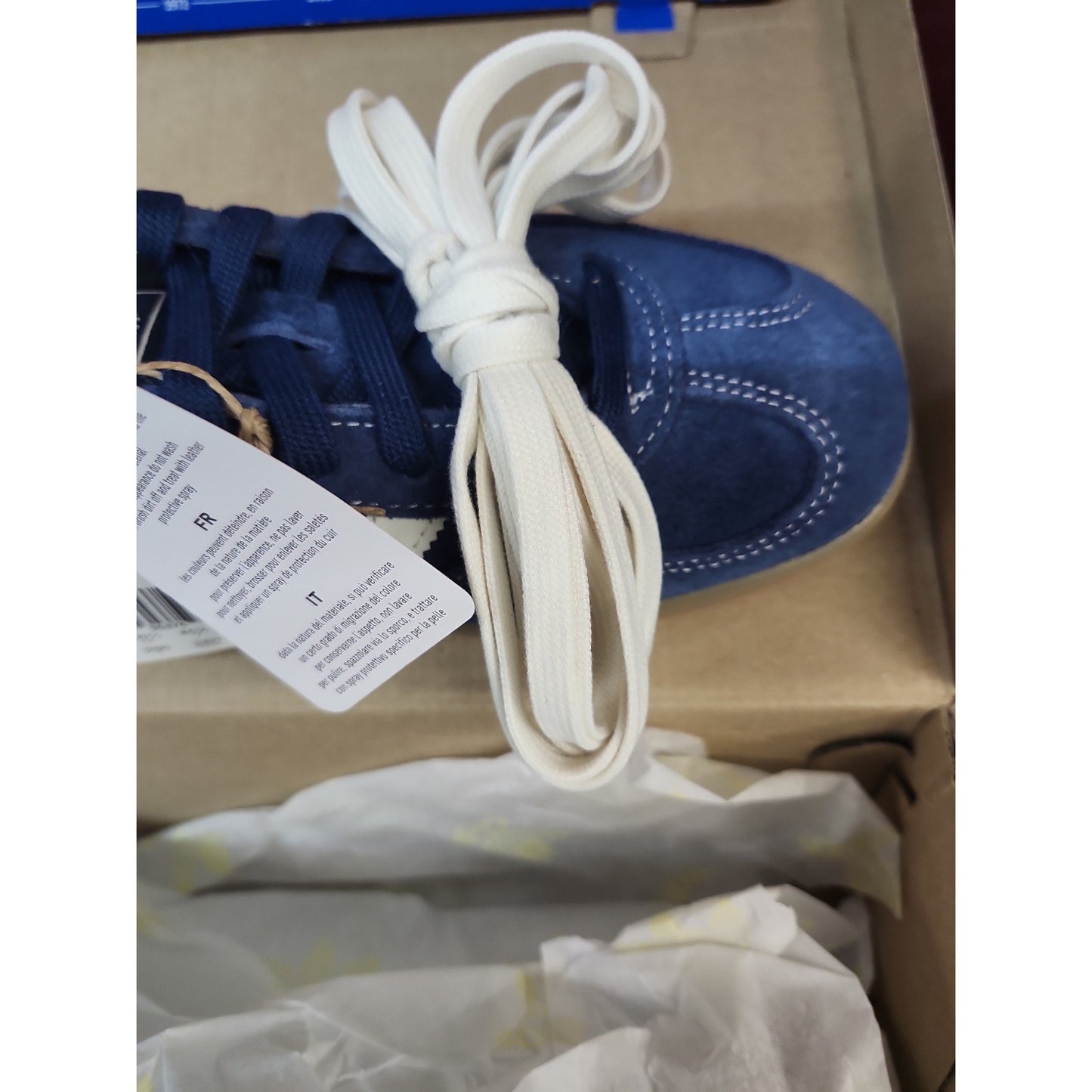 Adidas Originals Gazelle Indoor Blue Sneakers Trainers US 11 BNIB