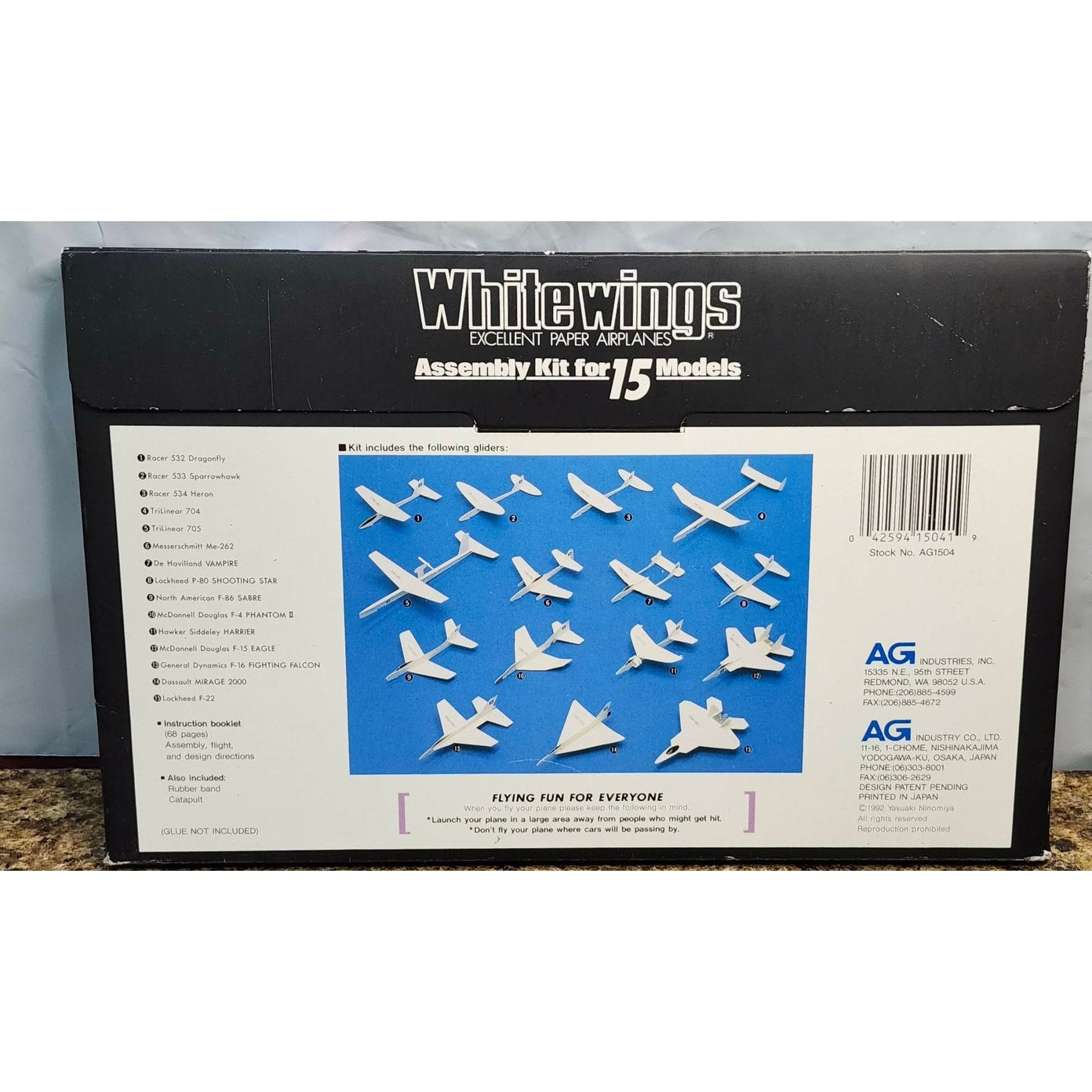 White Wings Excellent 15 Papers Airplanes History Of Jet Fighters Assembly Kit