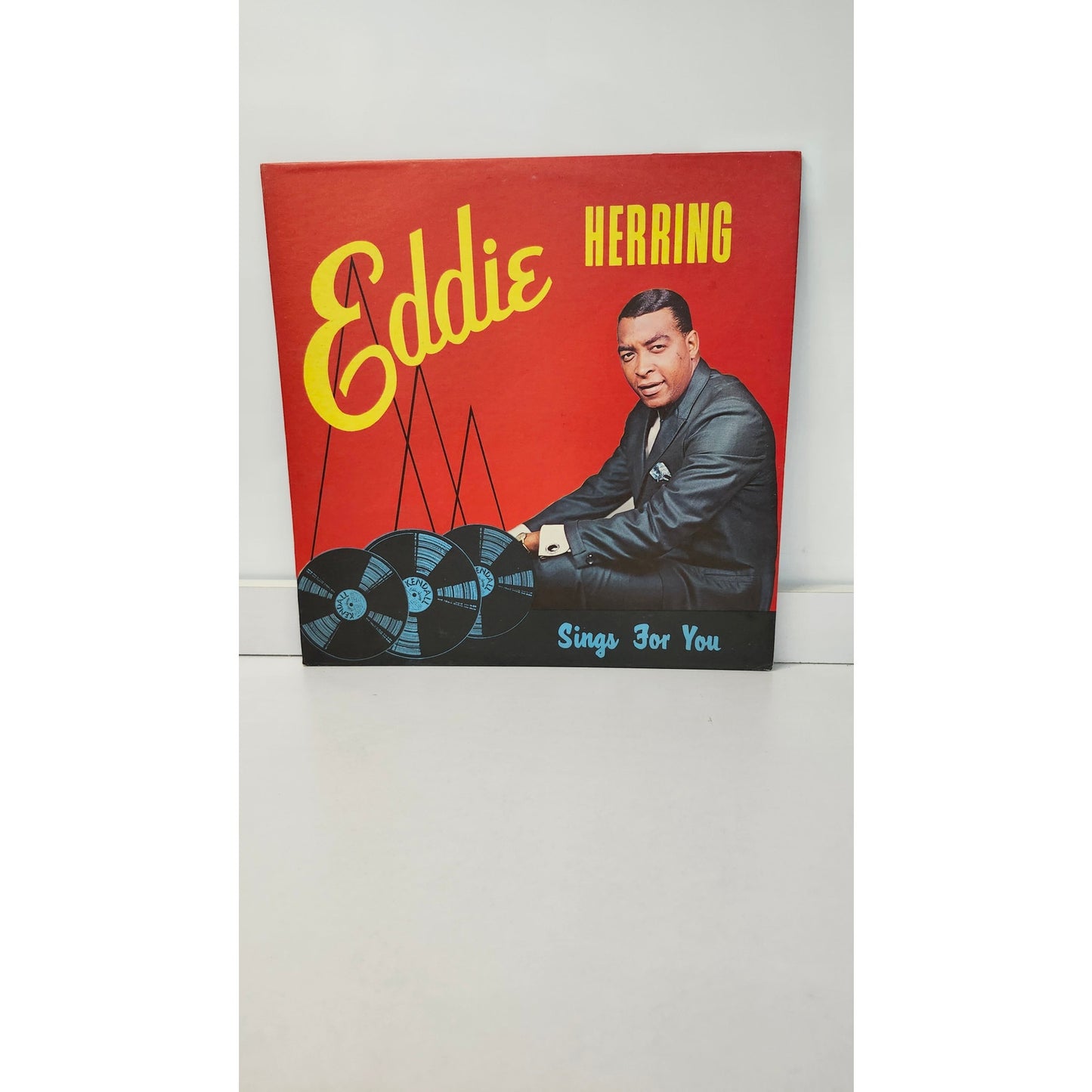 Signed 1970 Eddie Herring Sings For You LP Vinyl Kendall KL-5937 Autographed