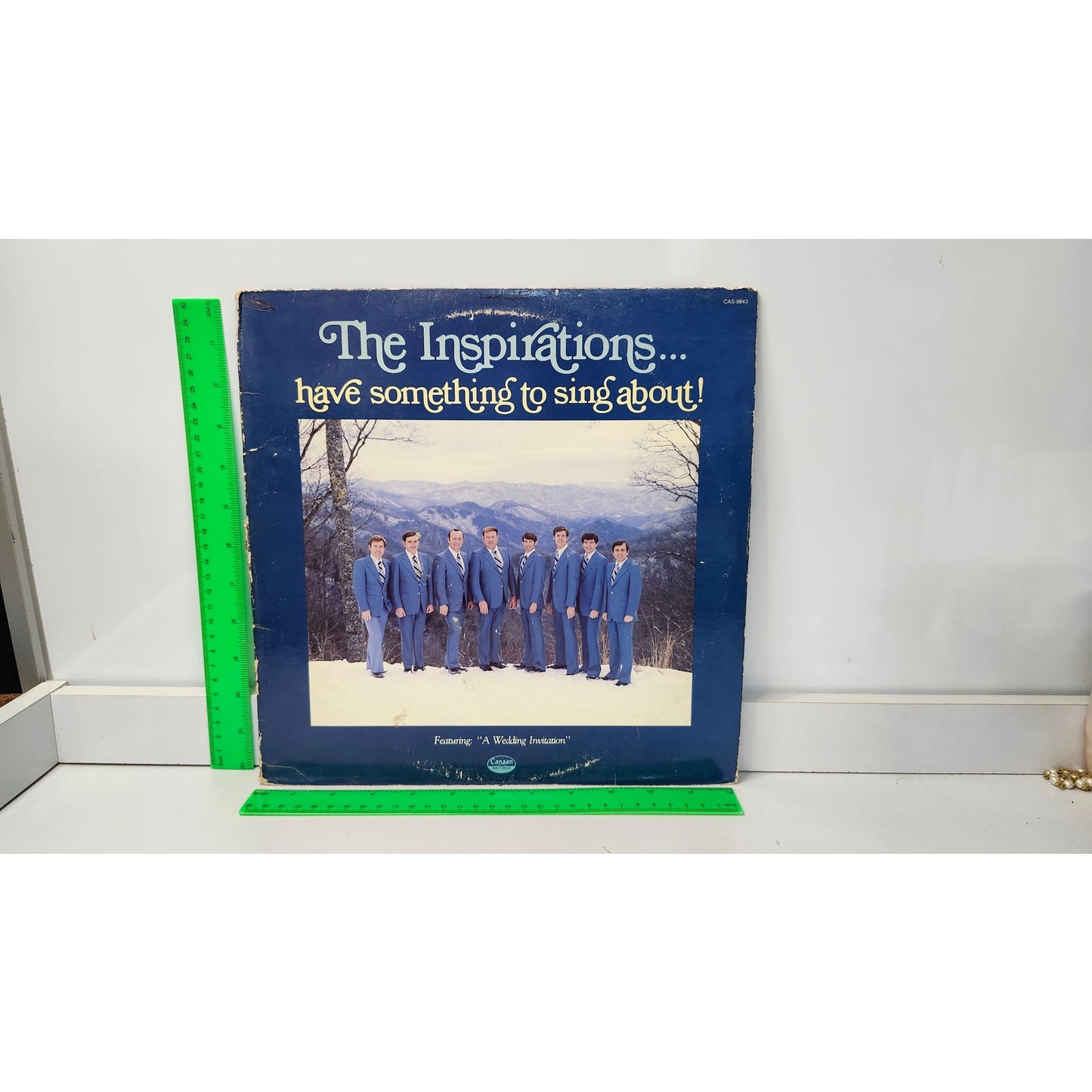 The Inspirations Have Something To Sing About LP Record Canaan Gospel CAS-9843
