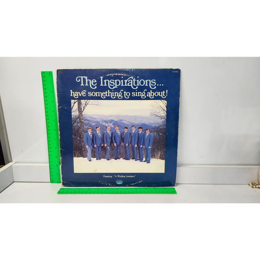 The Inspirations Have Something To Sing About LP Record Canaan Gospel CAS-9843