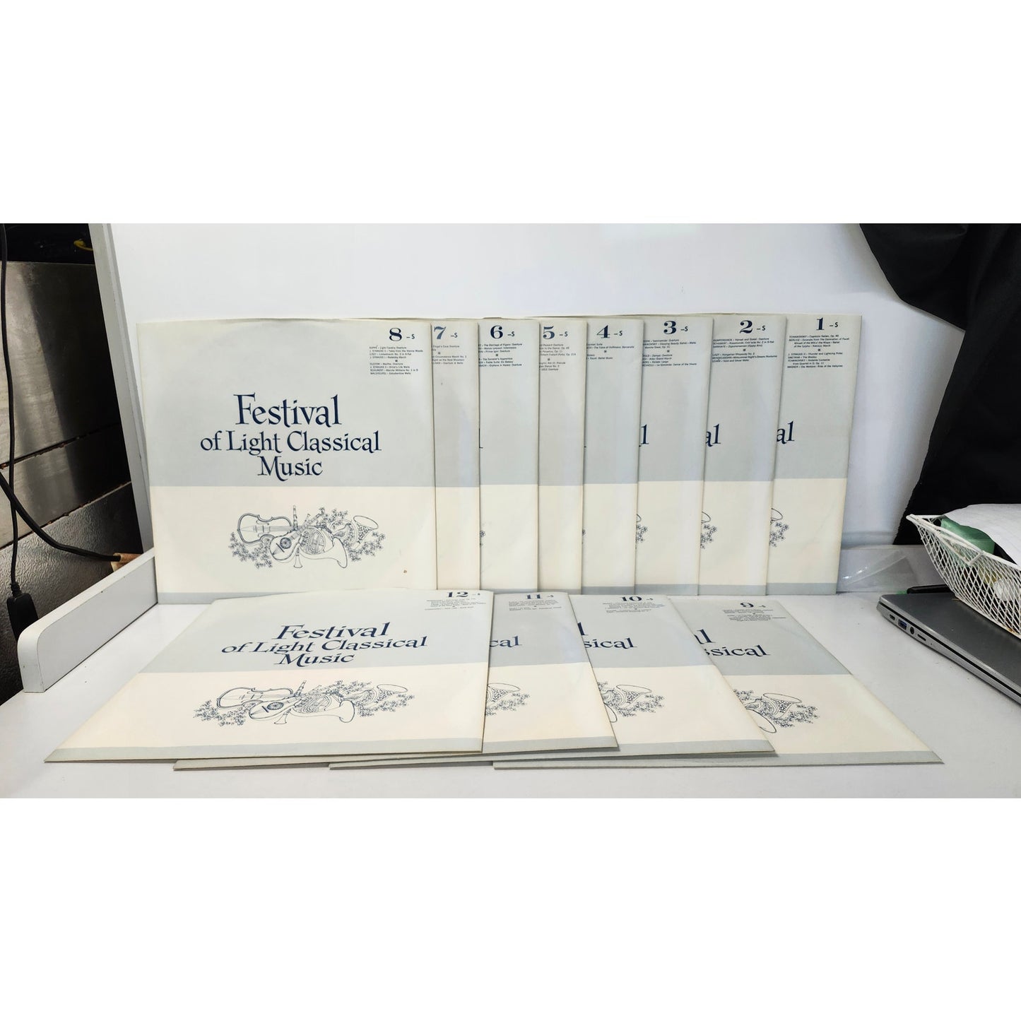 Festival of Light Classical Music 12 Vinyl LP Box Set Reader's Digest RCA 1960