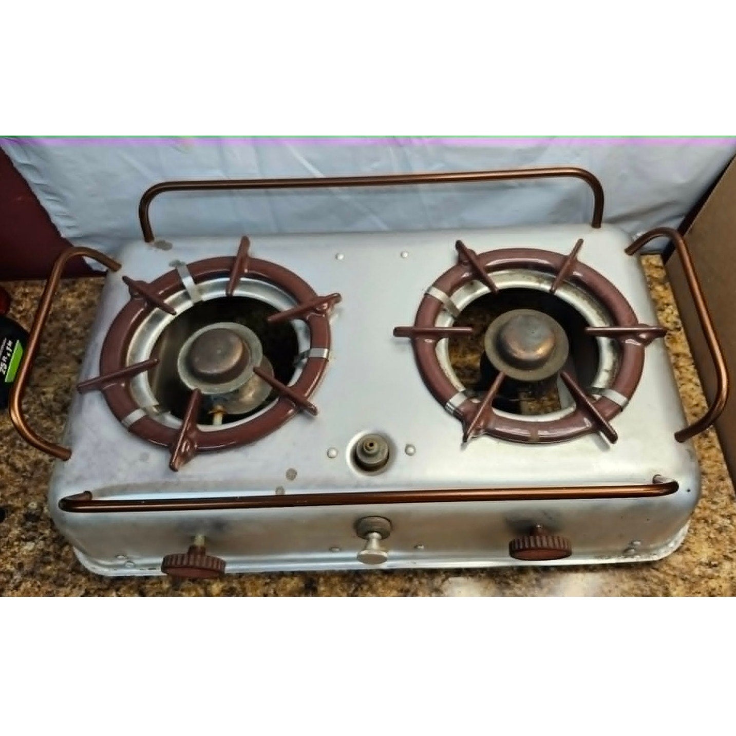Vintage Homestrand Mariner Model 205 32A 2 Burner Alcohol Marine Not Tested