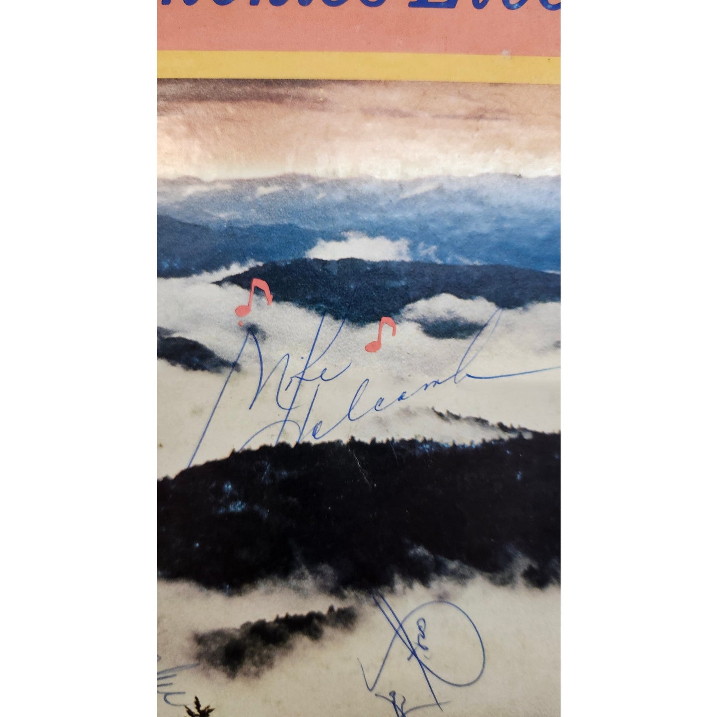 Signed The Inspirations Singing In The Smokies Live Second Helpin' Vol. II LP
