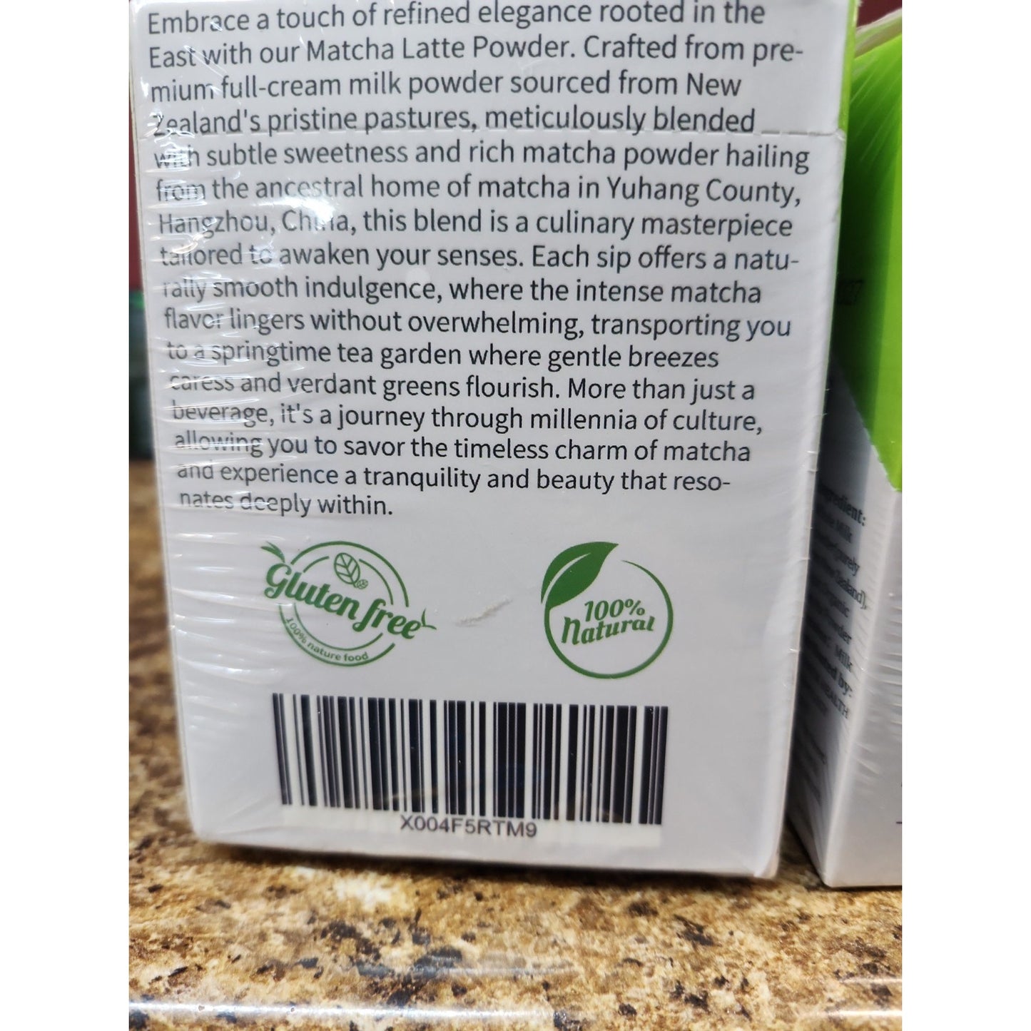 MATCHA LATTE Natural Powder Drink Mix 0.3 oz Packets 20ct EXP 12/27