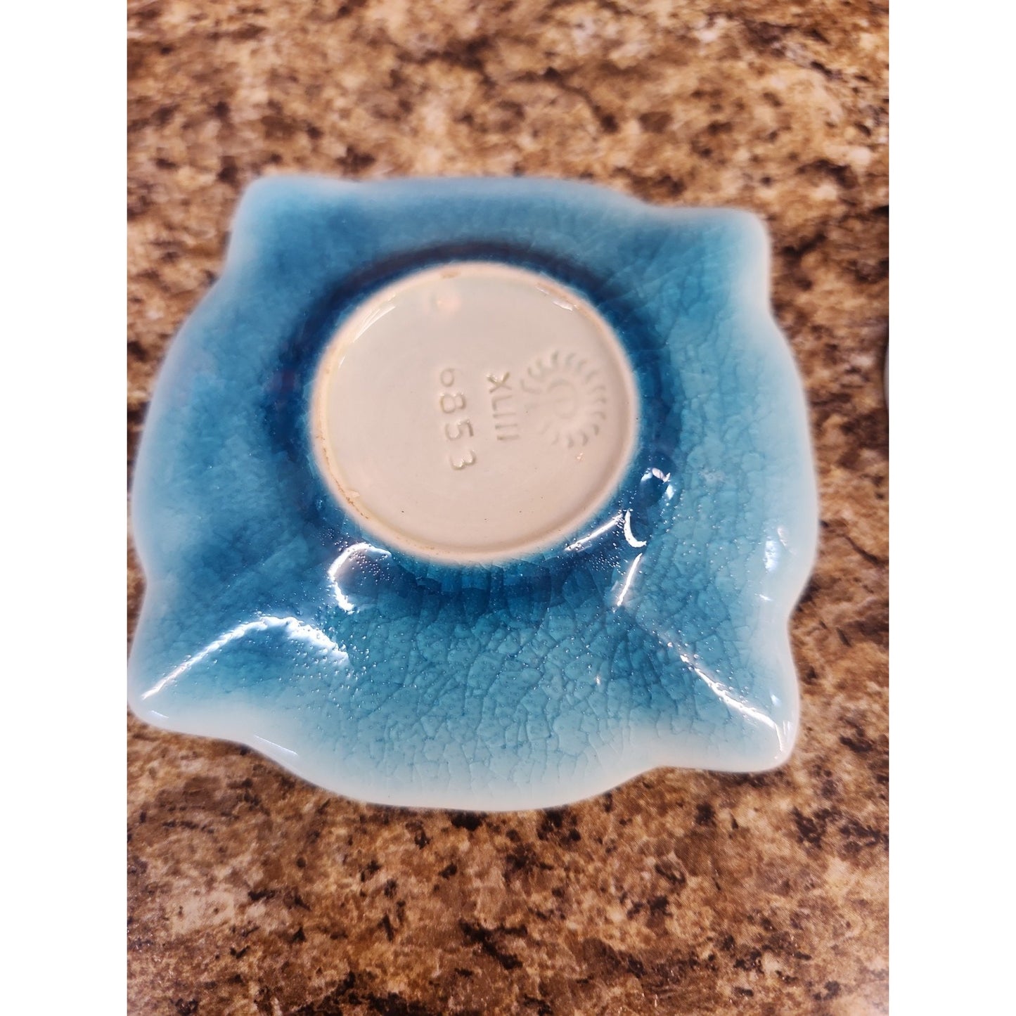 Rookwood Pottery 6853 XLV1 Blue Ceramic Pin Trays