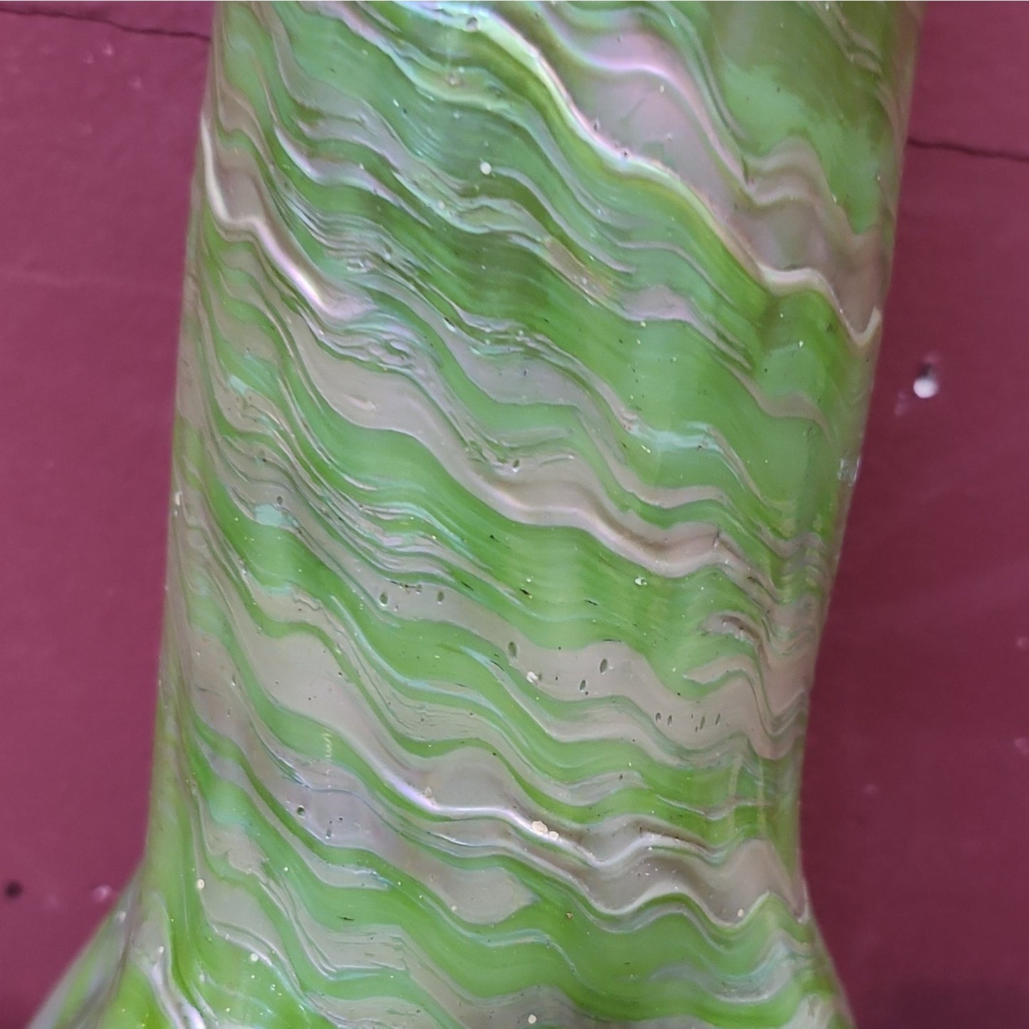 Art Nouveau Bohemian Art Glass Vase By Josef Rindskopf C. 1900