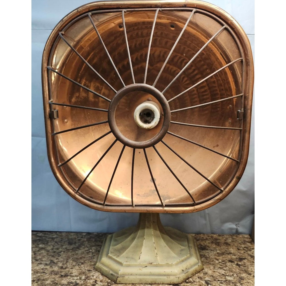 Vintage L&H Electrics Model 402 Bowl Space Heater Lindemann Hoverson 1930s Works