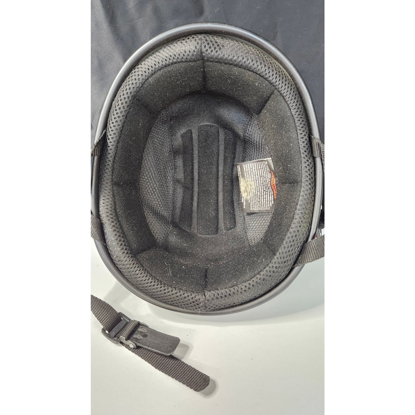 WCL Beanie Half Helmet Matte Black Motorcycle DOT Certified Size M WC888