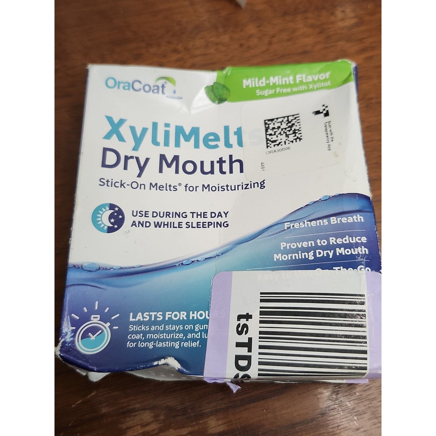 Oracoat Xylimelts for Dry Mouth Night Time or Day - Moisturizing Dry Mouth 06/27
