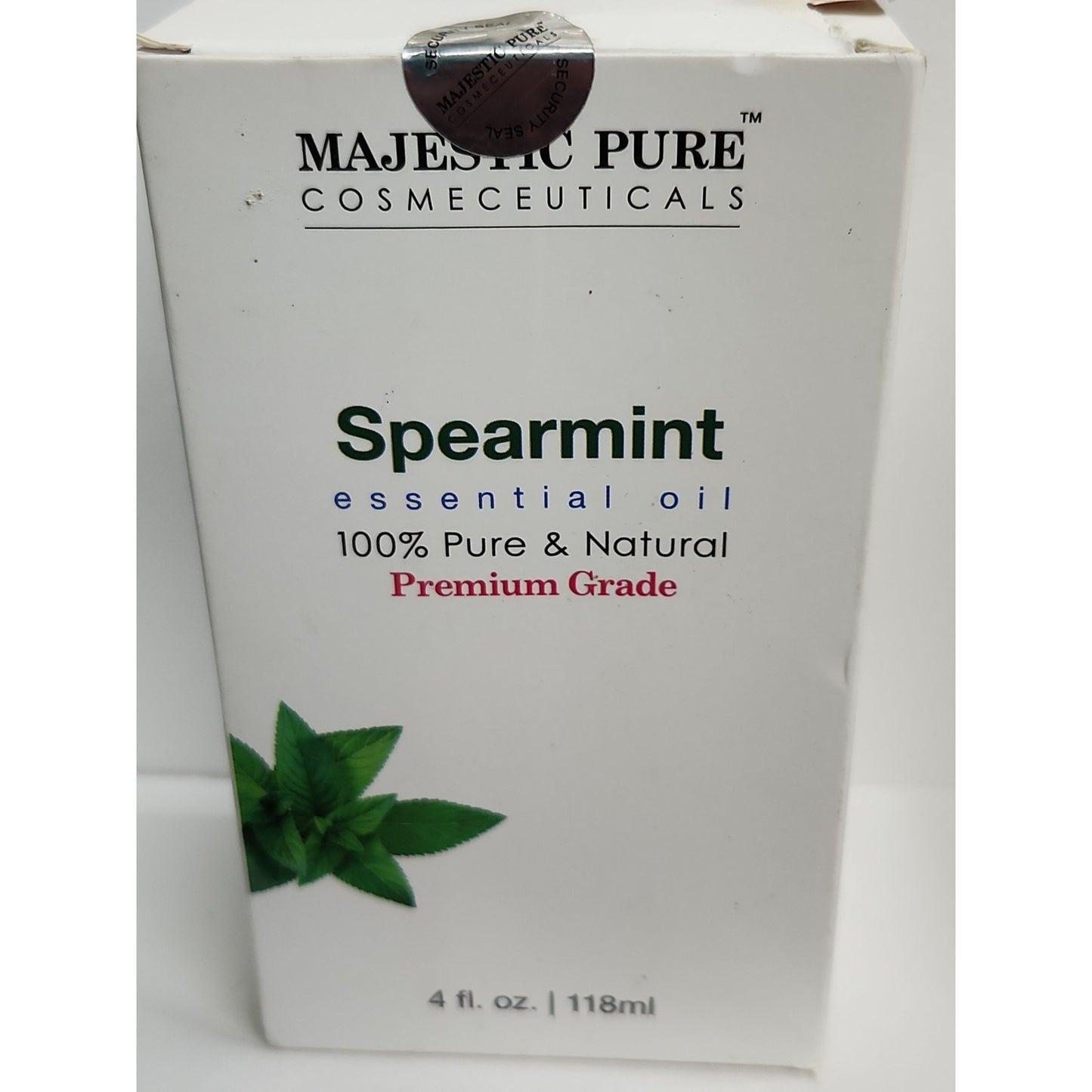 Majestic Pure Cosmeceuticals Spearmint Essentials Oil 4oz 09/26