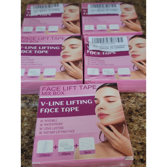 Lot Of 5 V-Line Lifting Face Tape 160pcs Each Box Exp 11/2027