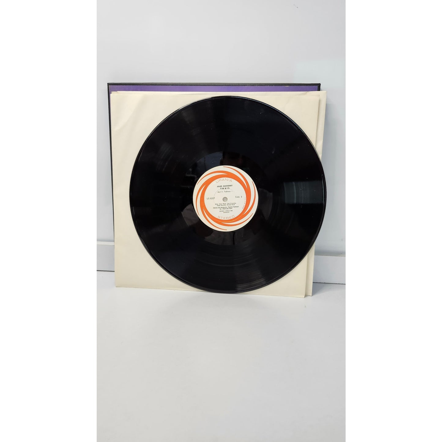 Urania Massenet Thais George Sebastian Vinyl Record Box Set 3 LP Stereo US 5227