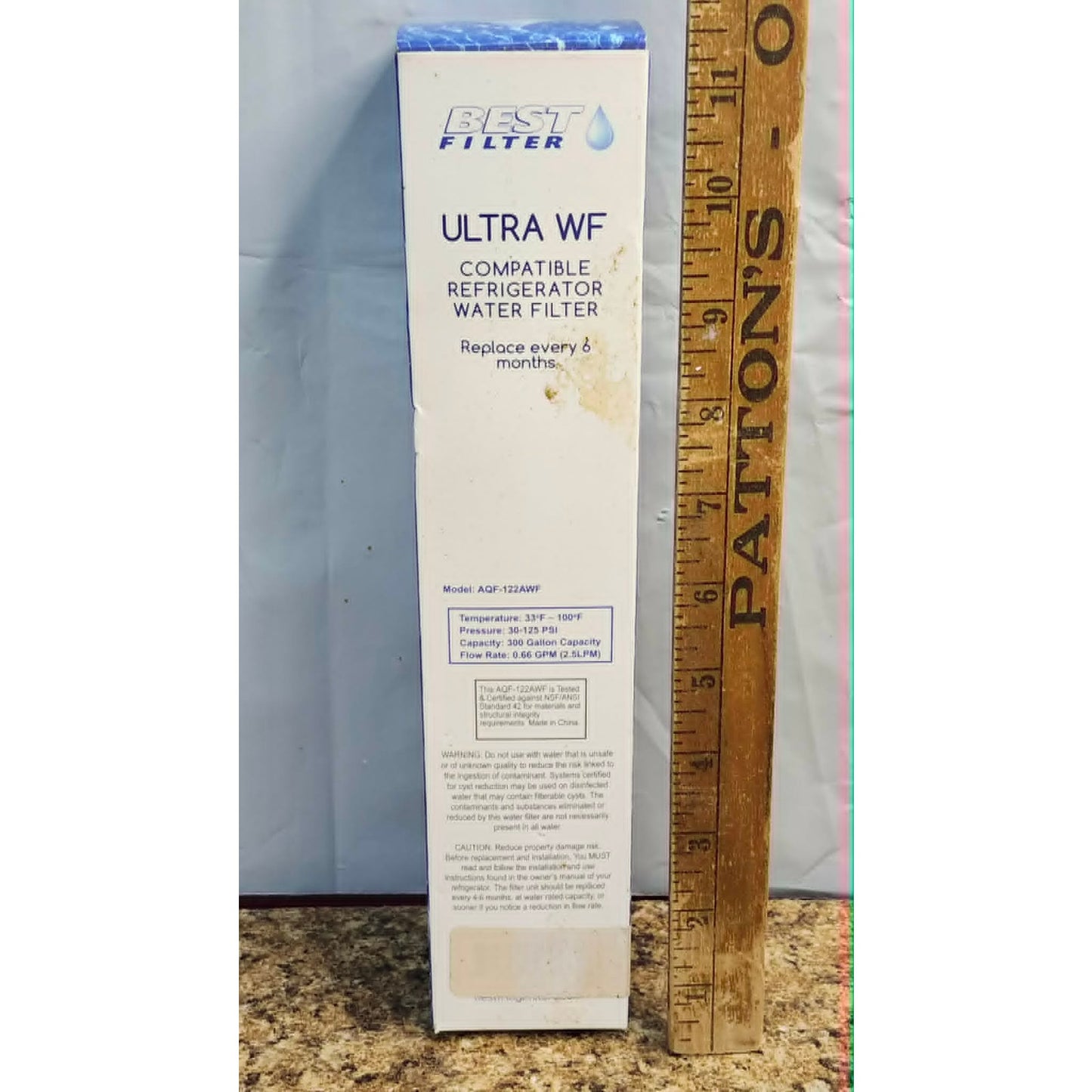 Best Filter Ultra WF Refrigerator Water Filter Compatible AQF122AWF Replacement