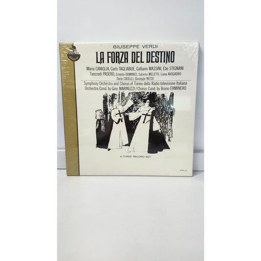 Giuseppe Verdi La Forza Del Destino 3 LP Vinyl Box Set Cetra Everest S-418/3