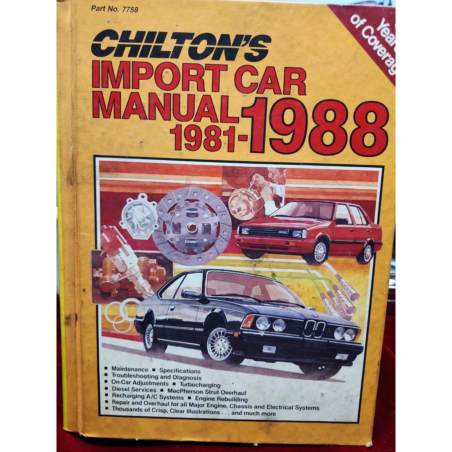 Chiltons Import Car Shop Manual 1981-1988 Chilton Repair Service
