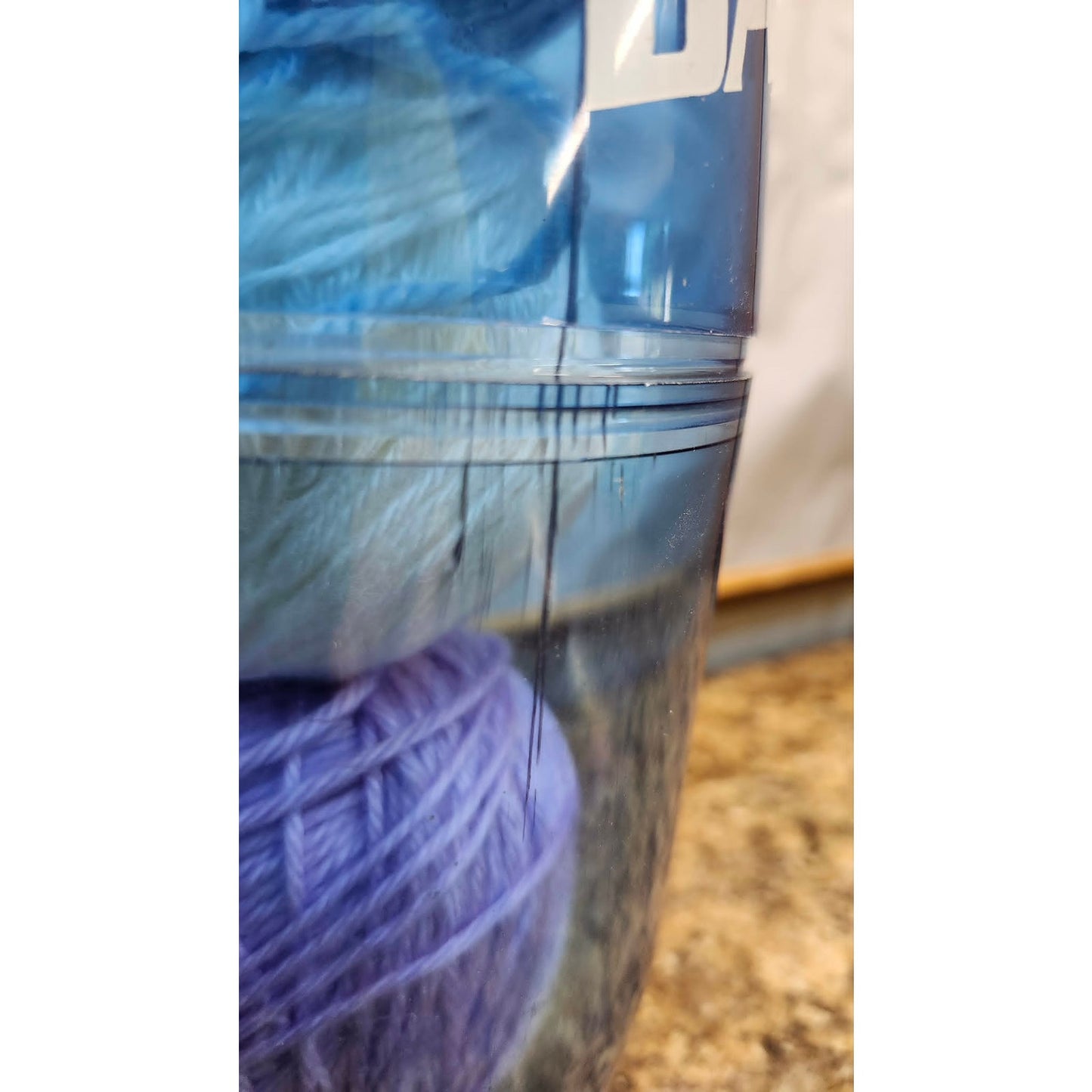 Yarn Barn Yarn Set Blue White Purple Yarn Crochet Pack See pics