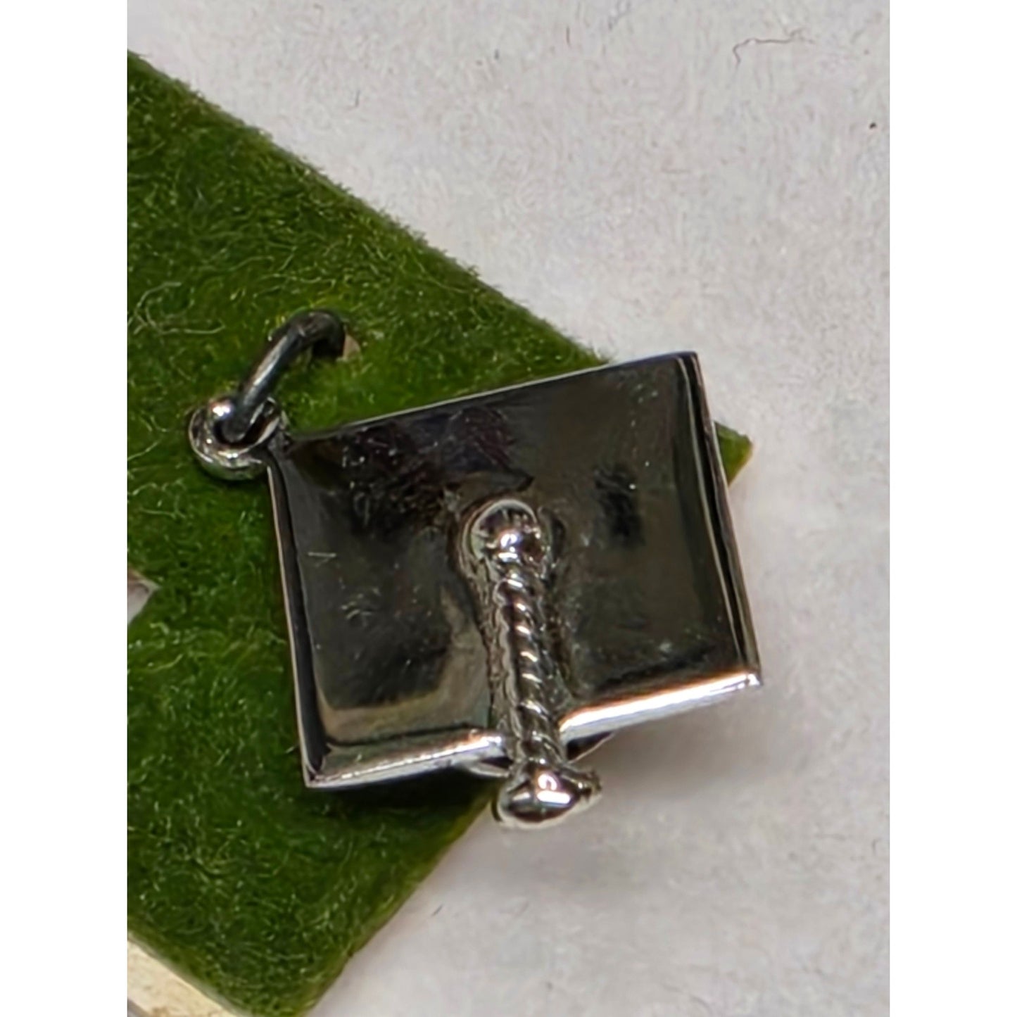 Vintage Danecraft Graduation Cap Mortarboard Charm Sterling Silver Pendant