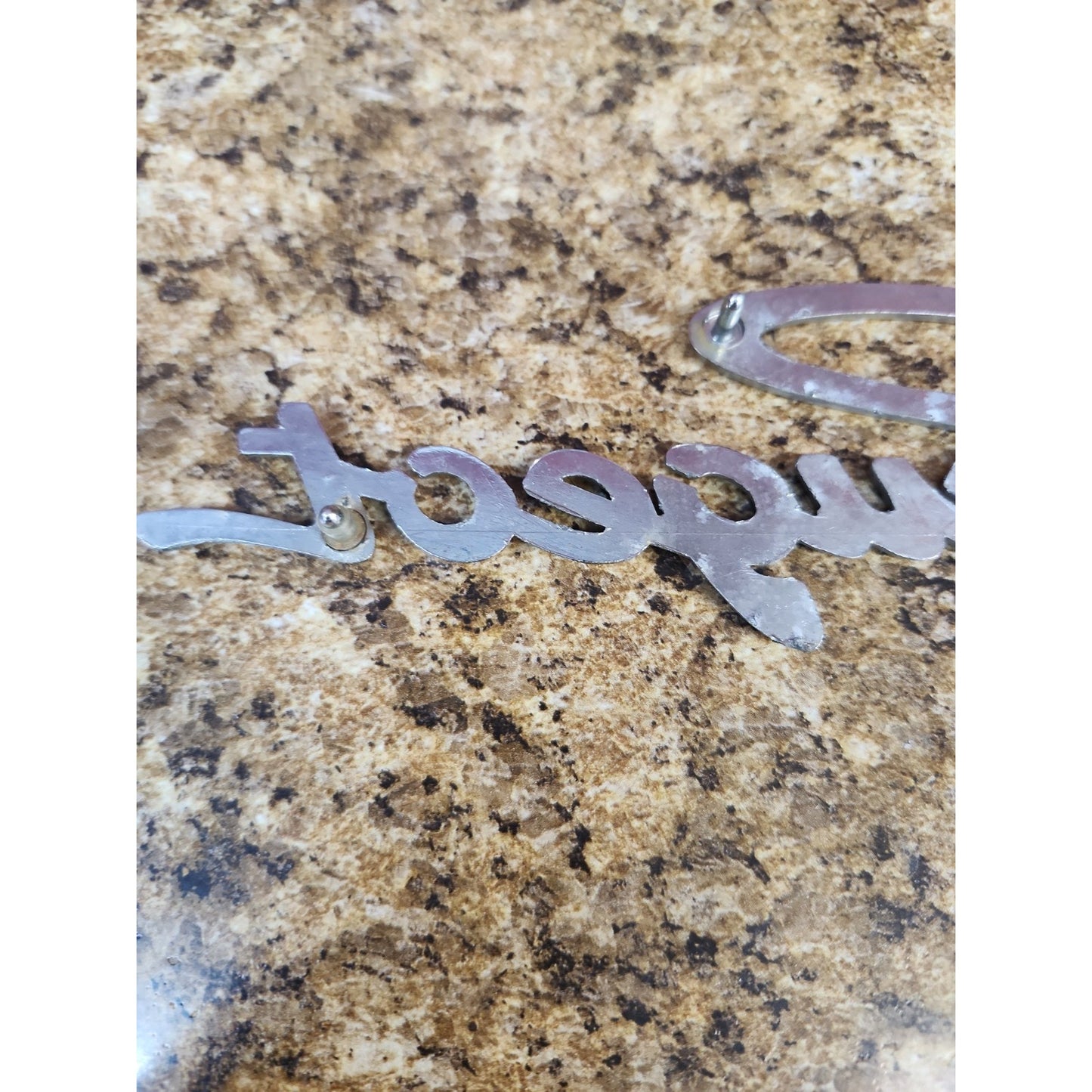 OEM Vintage Peugeot Chrome Car Logo Emblem