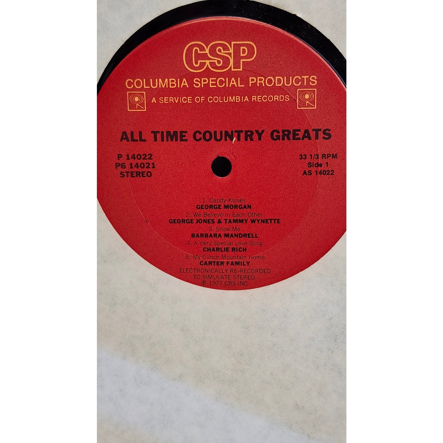 Columbia Special Products All Time Country Greats Various Artists LP Box Set
