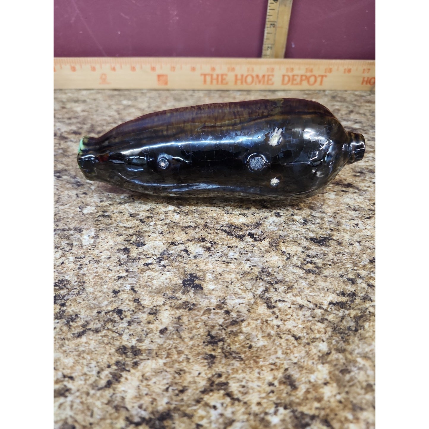 Antique William Foust & Sons Distillery Ceramic Corn Whiskey Flask