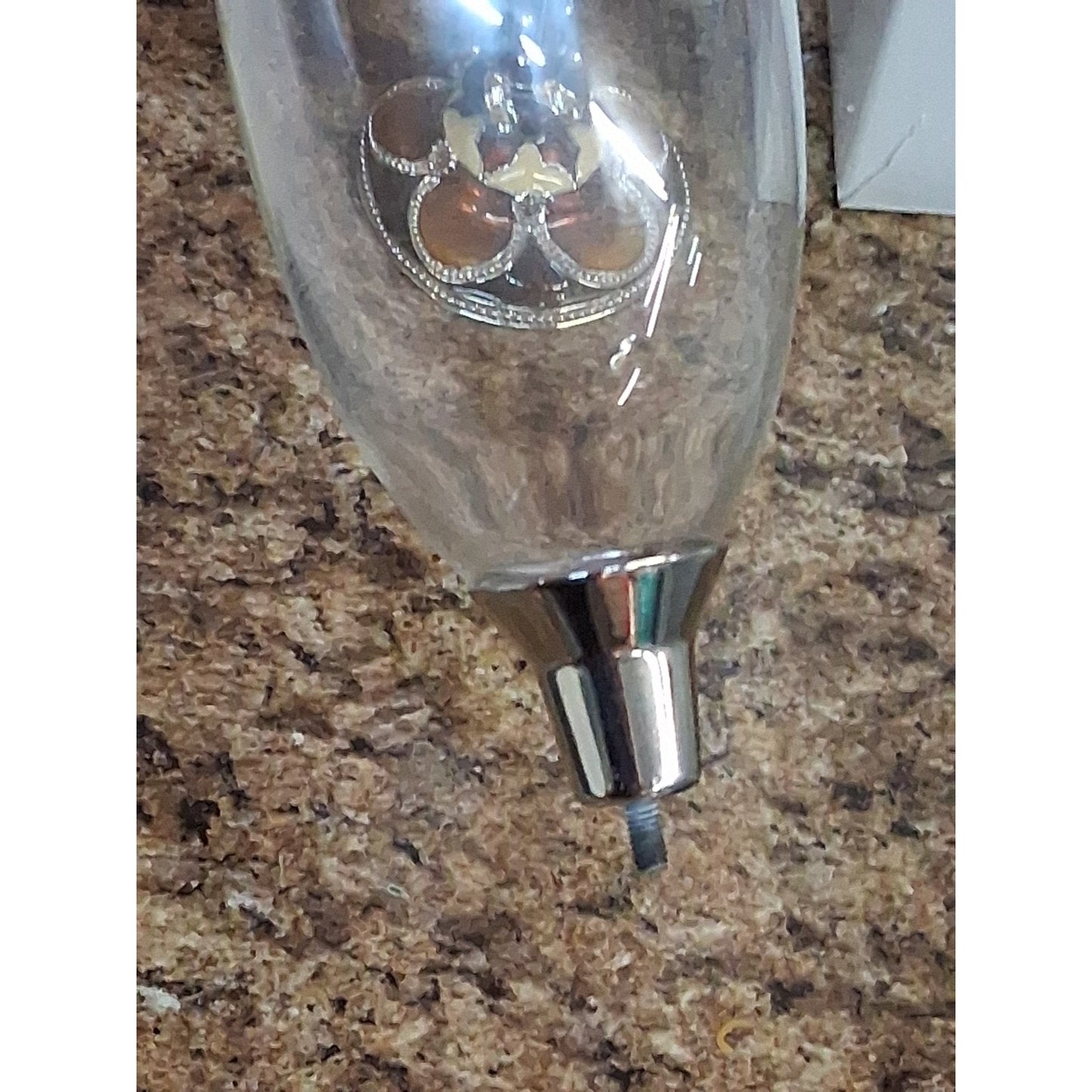 Jere' Wright Luxury Crystal Champagne Flute Sworavski Crystal Enamel