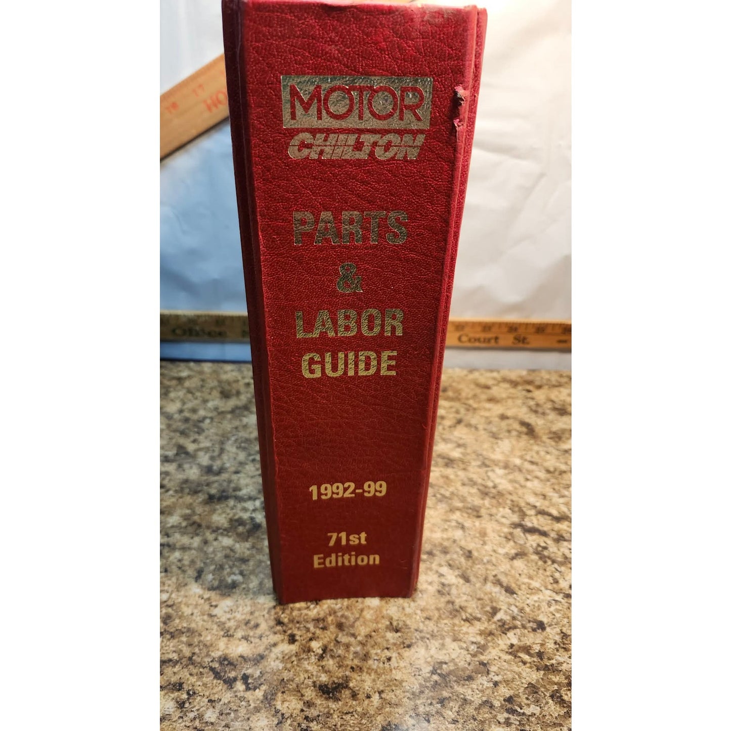 Motor Chilton Parts & Labor Guide 1999 71st Edition Professional Service Trade
