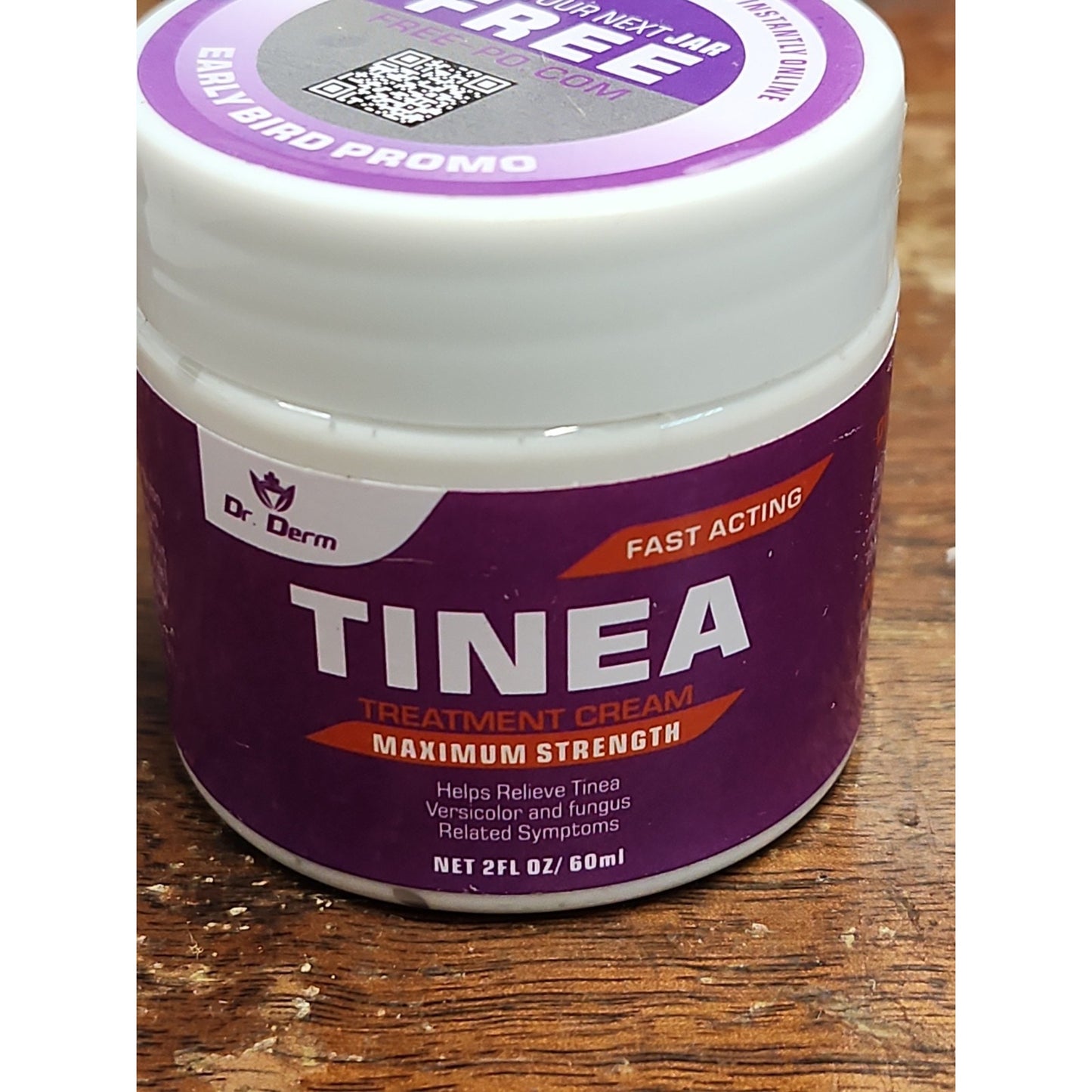 DR. DERM Tinea Versicolor Treatment Ringworm Fungus Related Symptoms 2oz