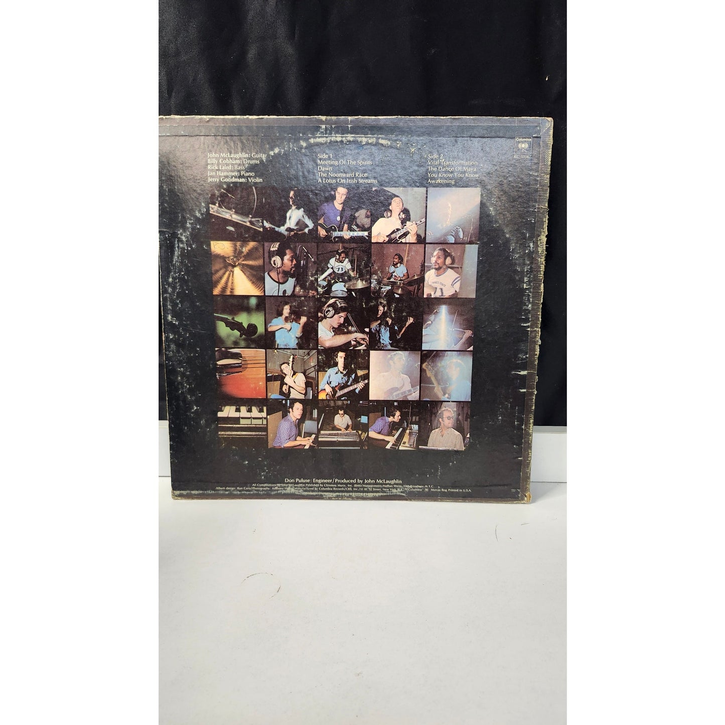 The Mahavishnu Orchestra John McLaughlin The Inner Mounting Flame LP KC 31067