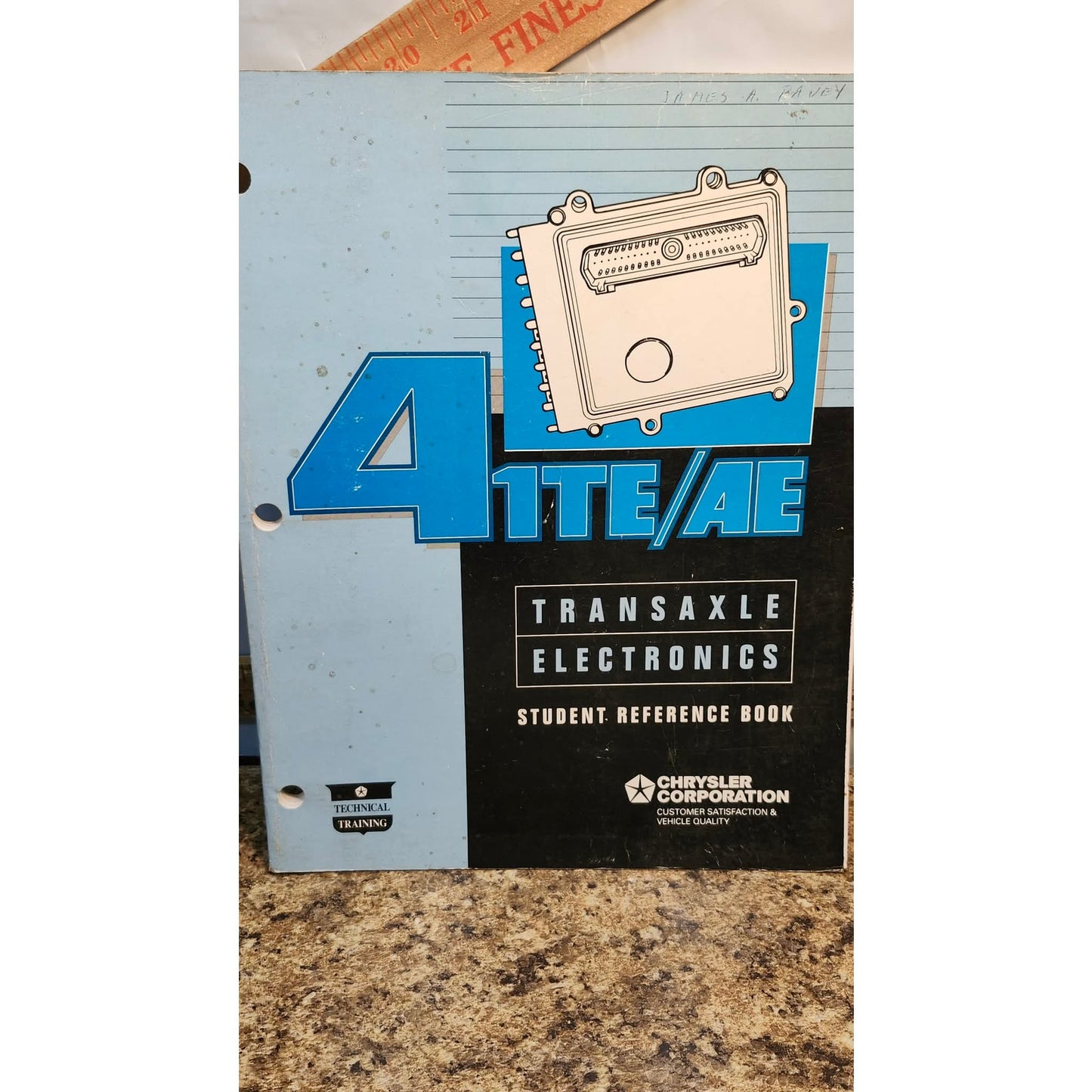 Chrysler 41TE/AE Transaxle Electronics Student Reference Book Training Manual