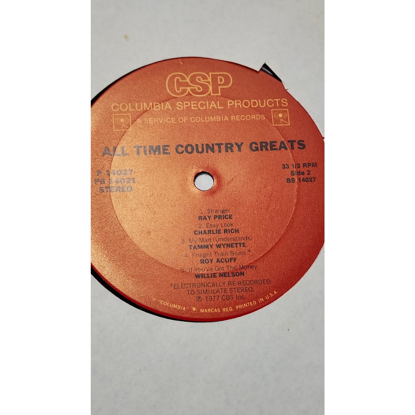 Columbia Special Products All Time Country Greats Various Artists LP Box Set