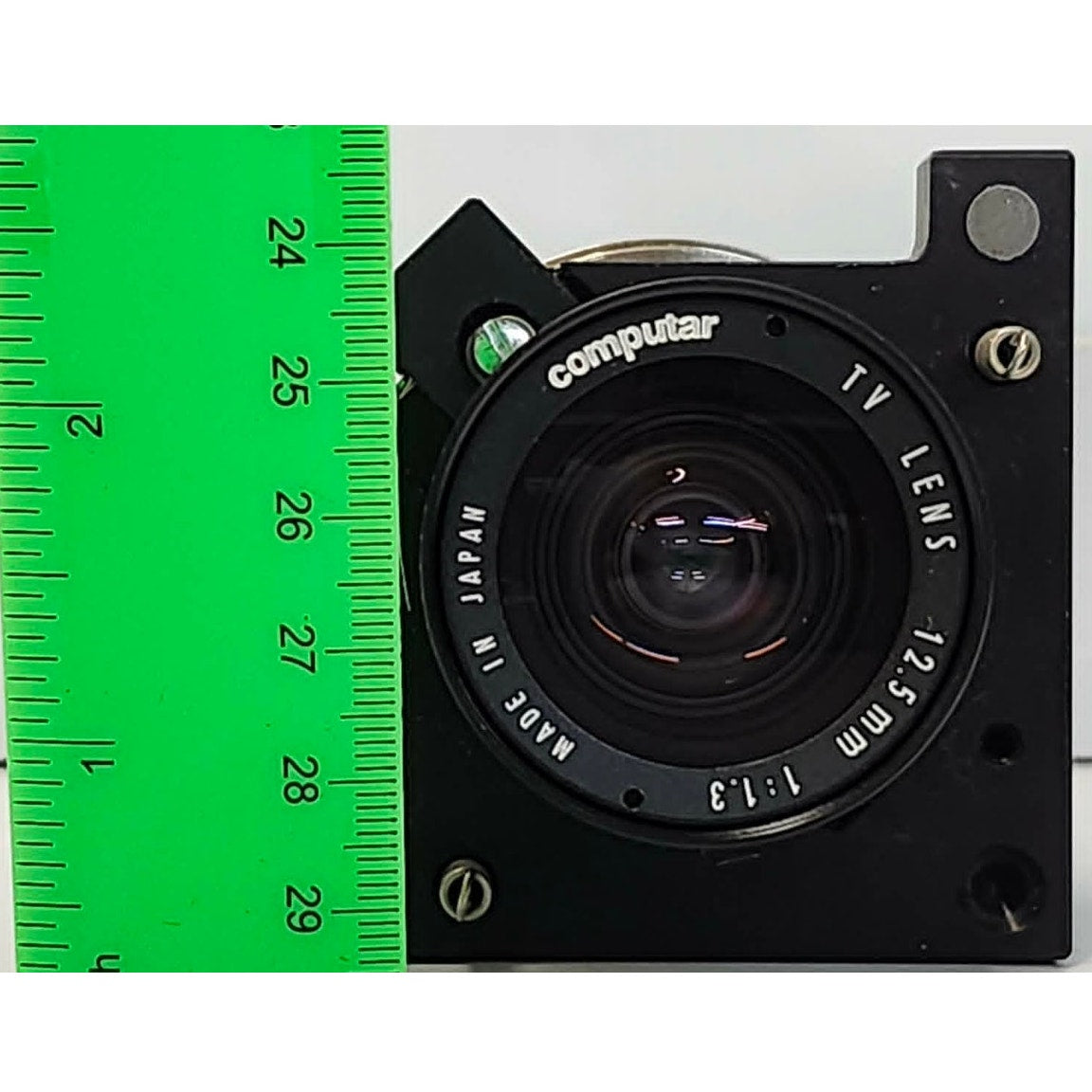 Computar Lockheed Martin Fairchild Systems Camera 12 5mm TV Lens Red Filter