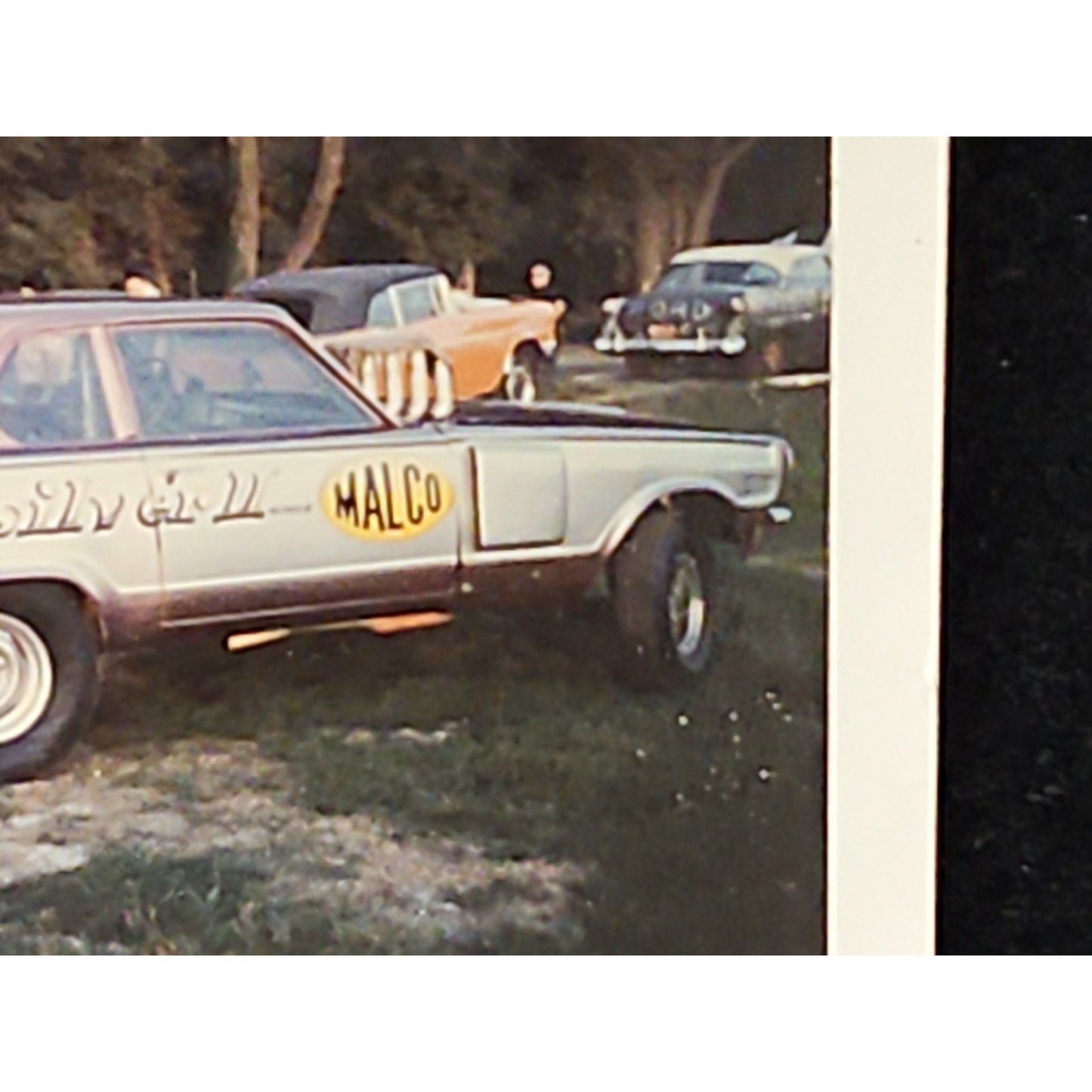 1966 Glen Silver Dodge Dart Funny Car Photo 426 Injected Bud Smart Sudden Motion
