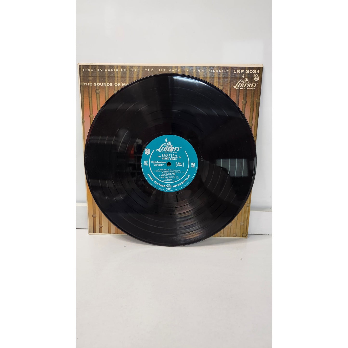 Vintage 1957 Martin Denny Exotica LP Vinyl Album Liberty LRP 3034 Jazz Pop