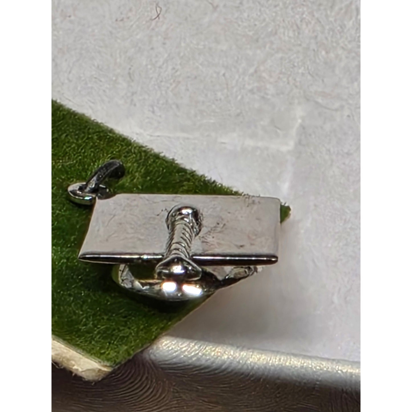 Vintage Danecraft Graduation Cap Mortarboard Charm Sterling Silver Pendant
