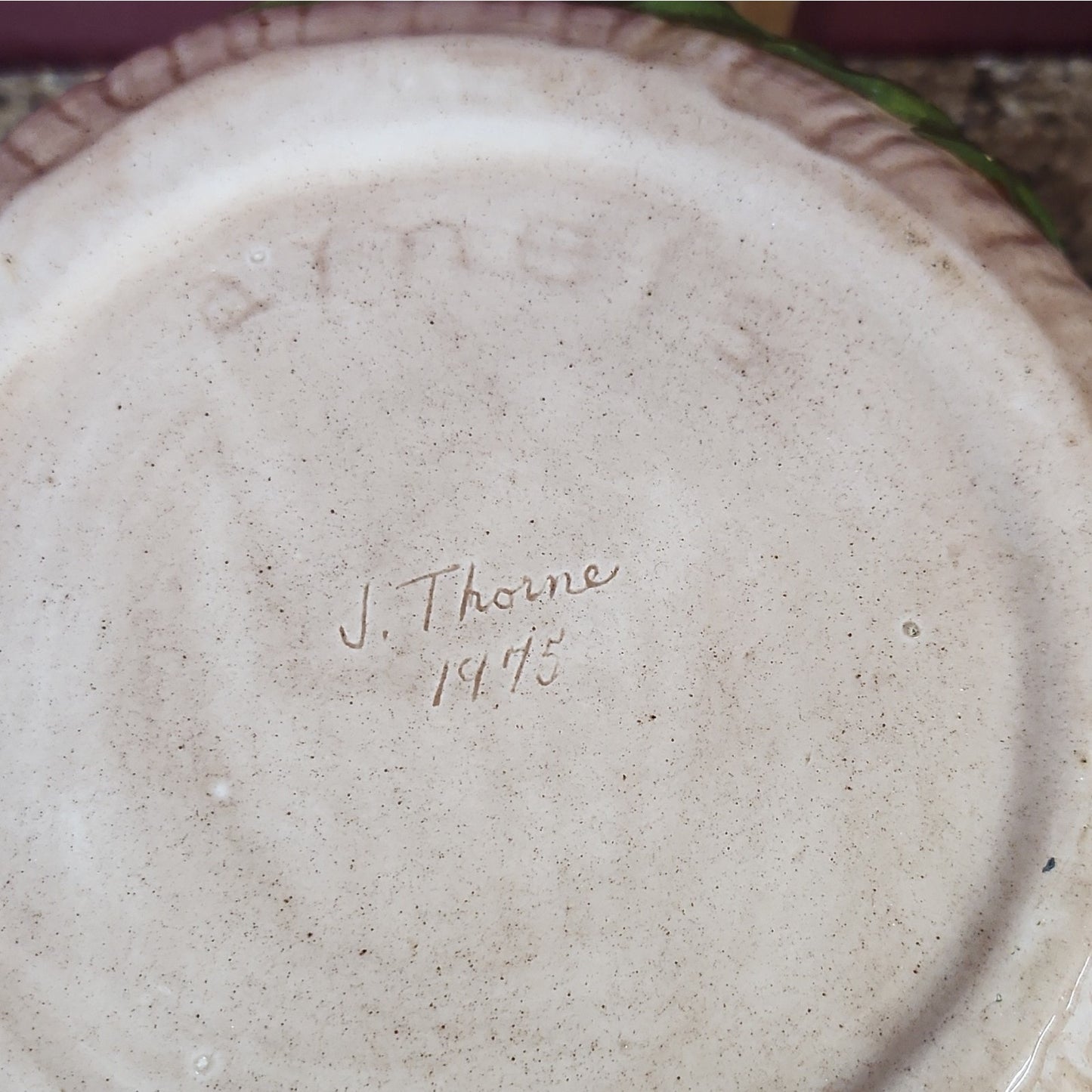 Arnel Vintage Ceramic Mushroom Cookie Jar / Canister Signed J. Thorne 1975