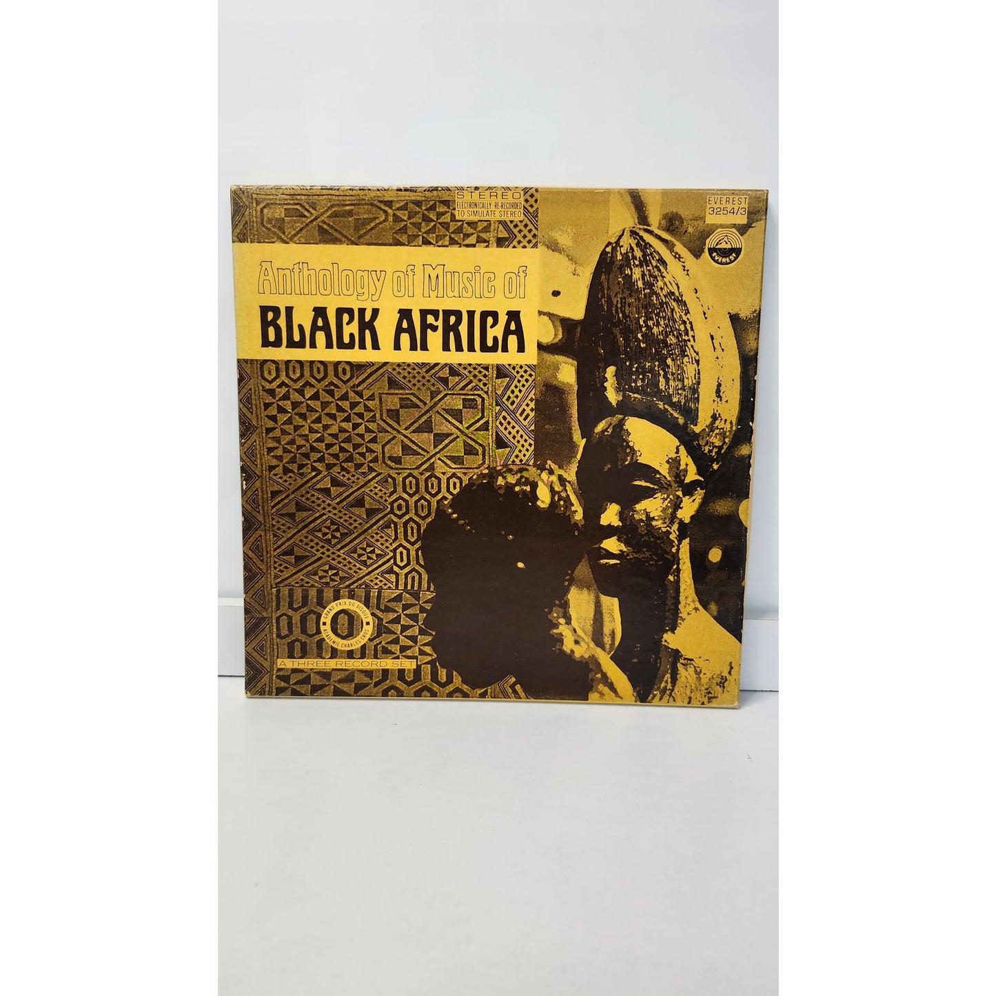 Vintage 1969 Anthology Of Music Of Black Africa 3 LP Box Set Everest SDBR 3254/3