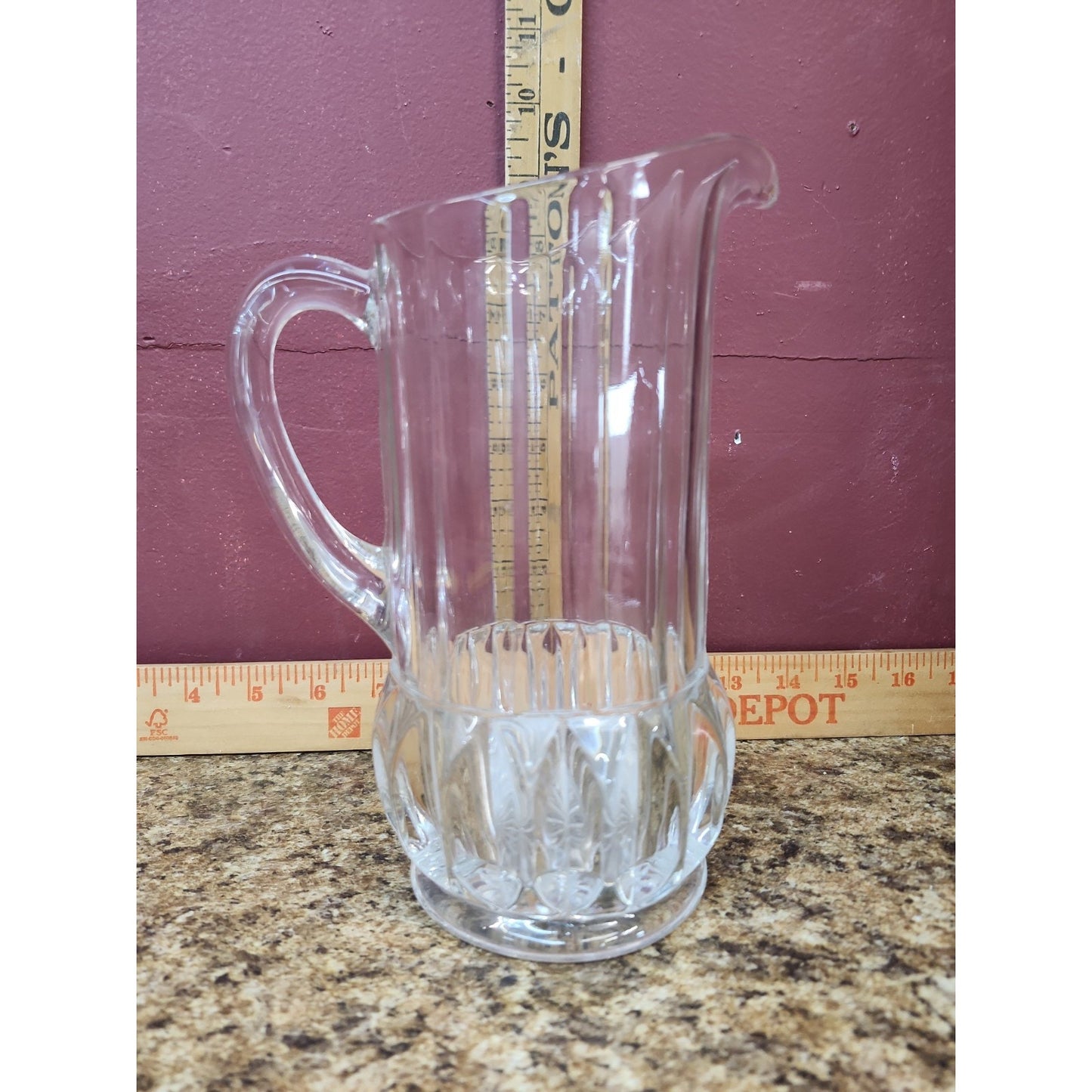 O'Hara Glass Co. Pitcher CORDOVA Pattern Circa 1890