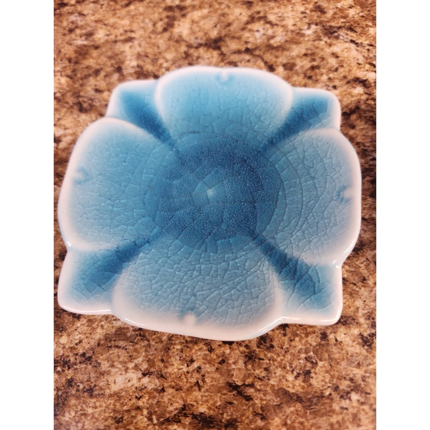 Rookwood Pottery 6853 XLV1 Blue Ceramic Pin Trays