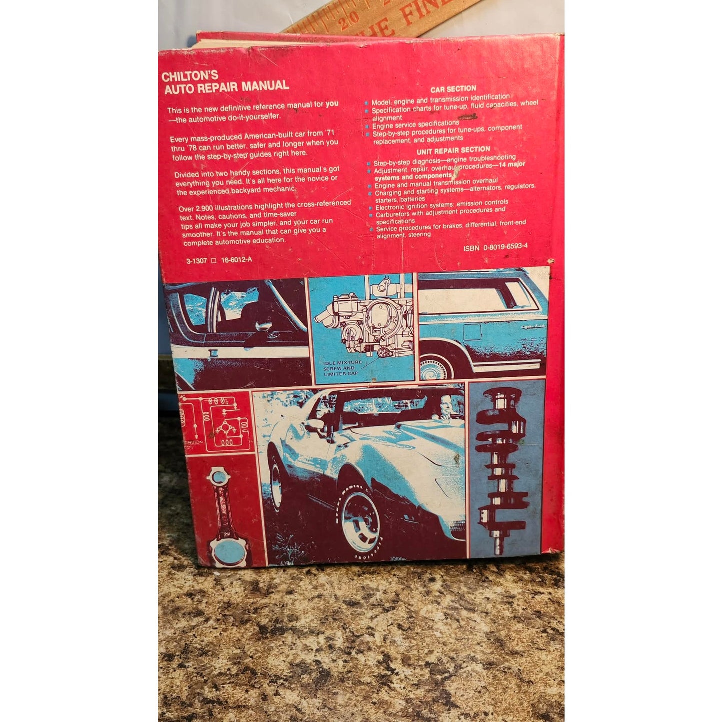 Vintage 1978 Chiltons Auto Repair Manual American Cars 1971-1978 Hardcover Book