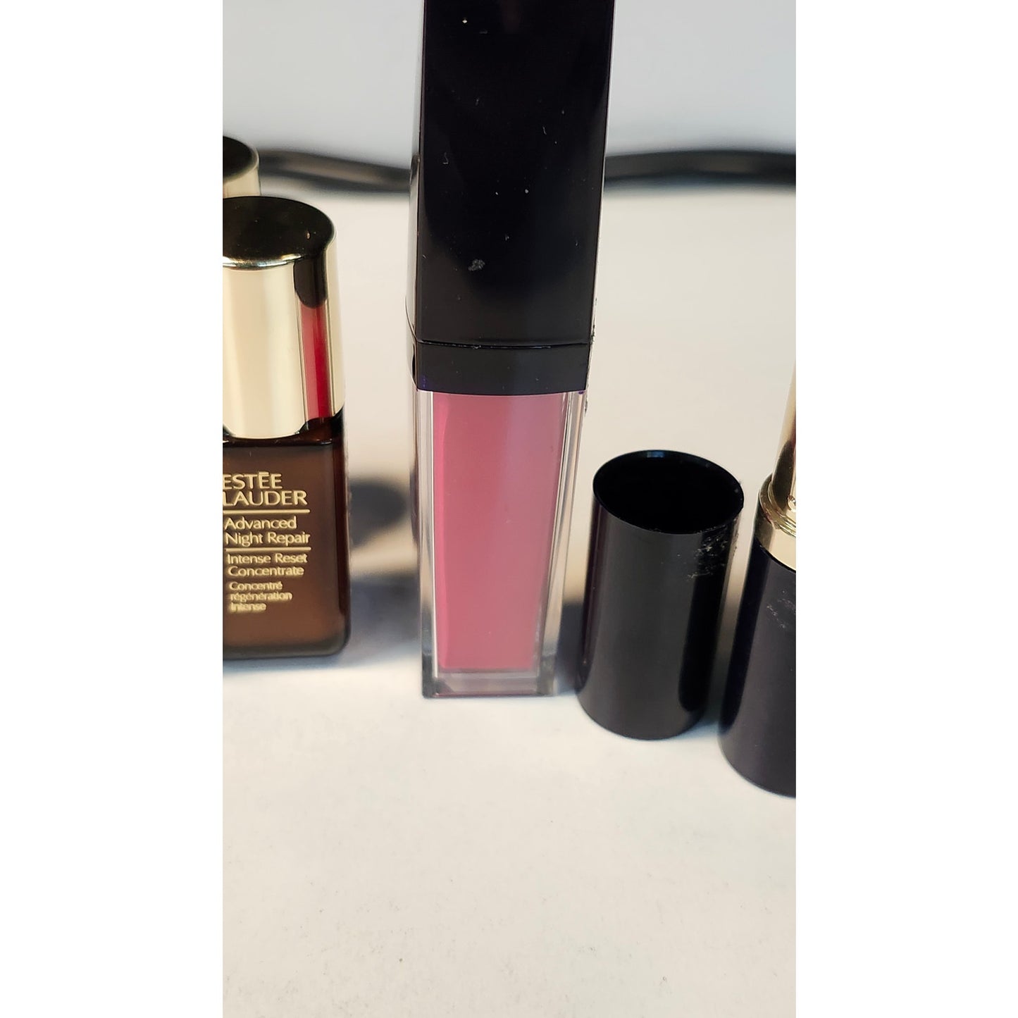 Estee Lauder Makeup Skincare Lot Advanced Night Repair Serum Lipstick Lip Gloss