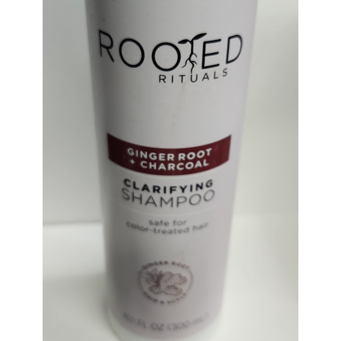 Rooted Rituals Clarifying Shampoo Charcoal Ginger Root Detox Discontinued HTF