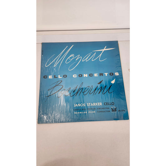 Vintage Mozart Boccherini Janos Starker Cello Concertos LP SPL 579 Period 1953
