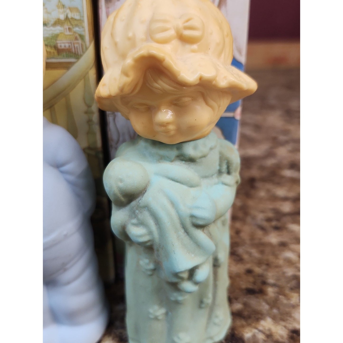 Vintage Avon Cologne "Sweet Dreams" & "Little Dream Girl" Figurines
